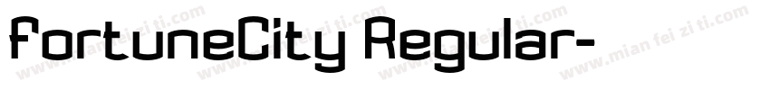 FortuneCity Regular字体转换
